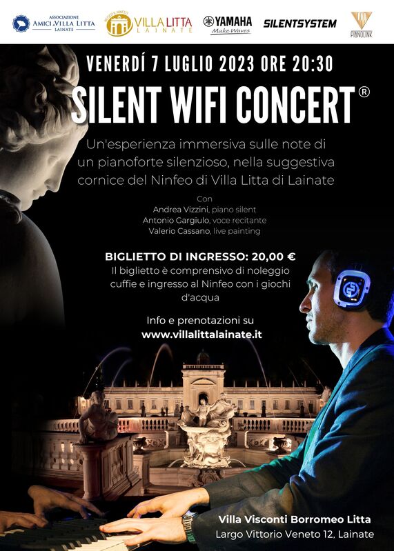 Silent Wifi Concert a Villa Litta